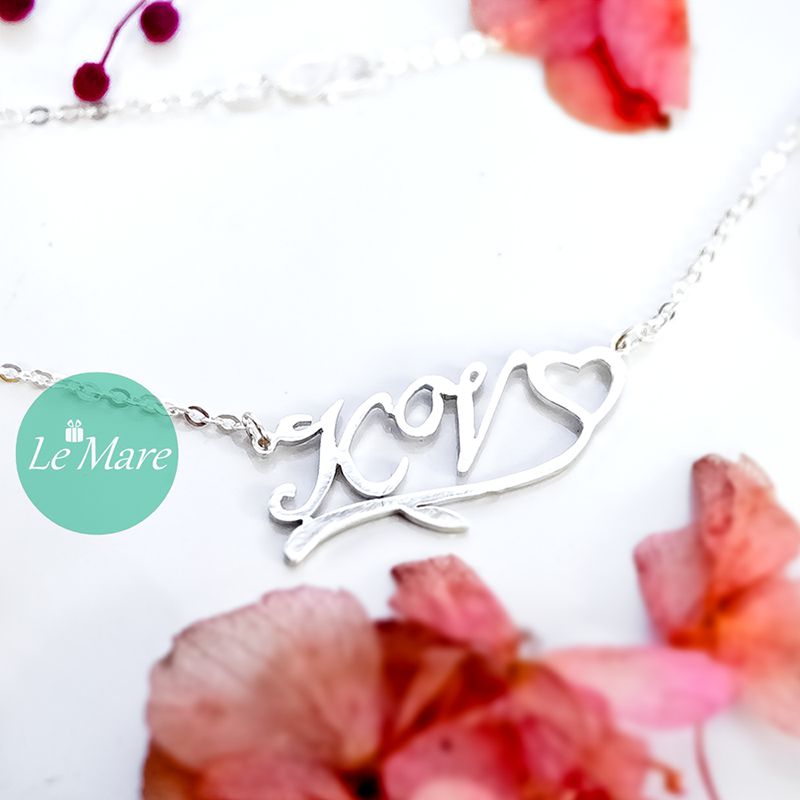 Giảm 20% tất cả sản phẩm Dây chuyền Chữ Bạc - Món quà 1-6 Quốc Tế Thiếu Nhi Le'mare Jewelry LMJ