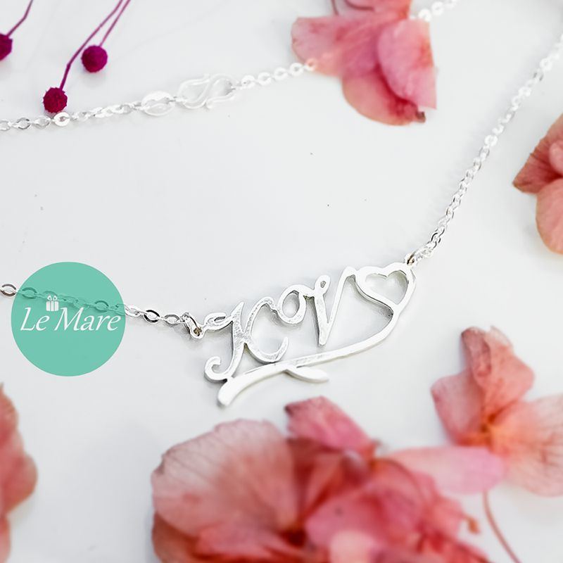 Giảm 20% tất cả sản phẩm Dây chuyền Chữ Bạc - Món quà 1-6 Quốc Tế Thiếu Nhi Le'mare Jewelry LMJ