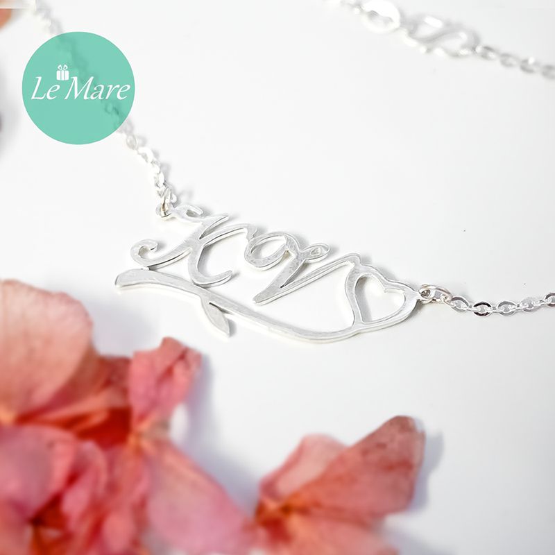 Giảm 20% tất cả sản phẩm Dây chuyền Chữ Bạc - Món quà 1-6 Quốc Tế Thiếu Nhi Le'mare Jewelry LMJ