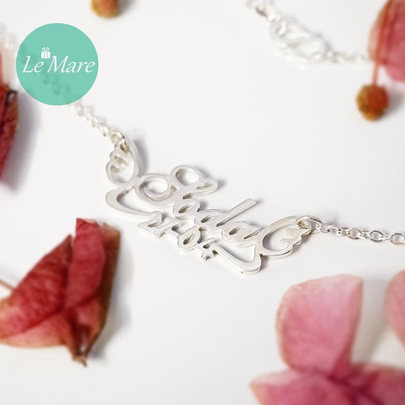 Giảm 20% tất cả sản phẩm Dây chuyền Chữ Bạc - Món quà 1-6 Quốc Tế Thiếu Nhi Le'mare Jewelry LMJ
