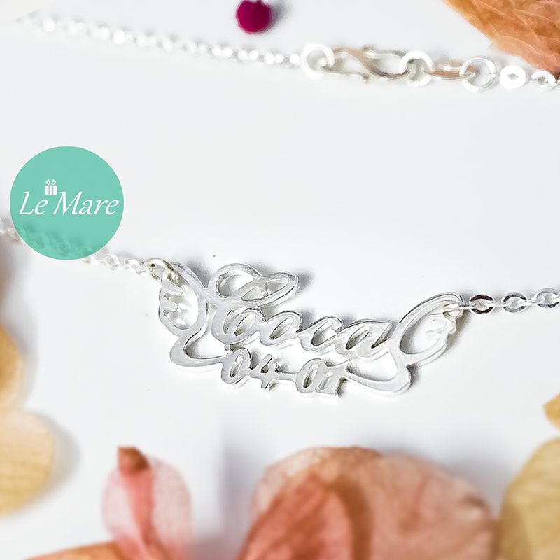 Giảm 20% tất cả sản phẩm Dây chuyền Chữ Bạc - Món quà 1-6 Quốc Tế Thiếu Nhi Le'mare Jewelry LMJ