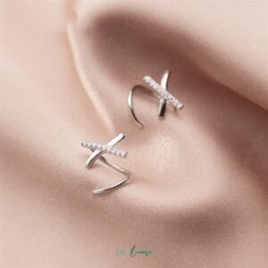 Khuyên tai bạc G4357 Le'mare Jewelry LMJ