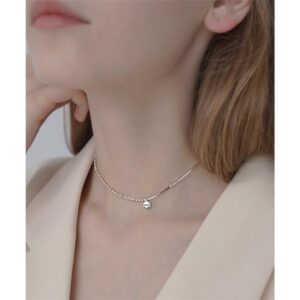 Dây chuyền bạc tag Lucky D6861 Le'mare Jewelry LMJ