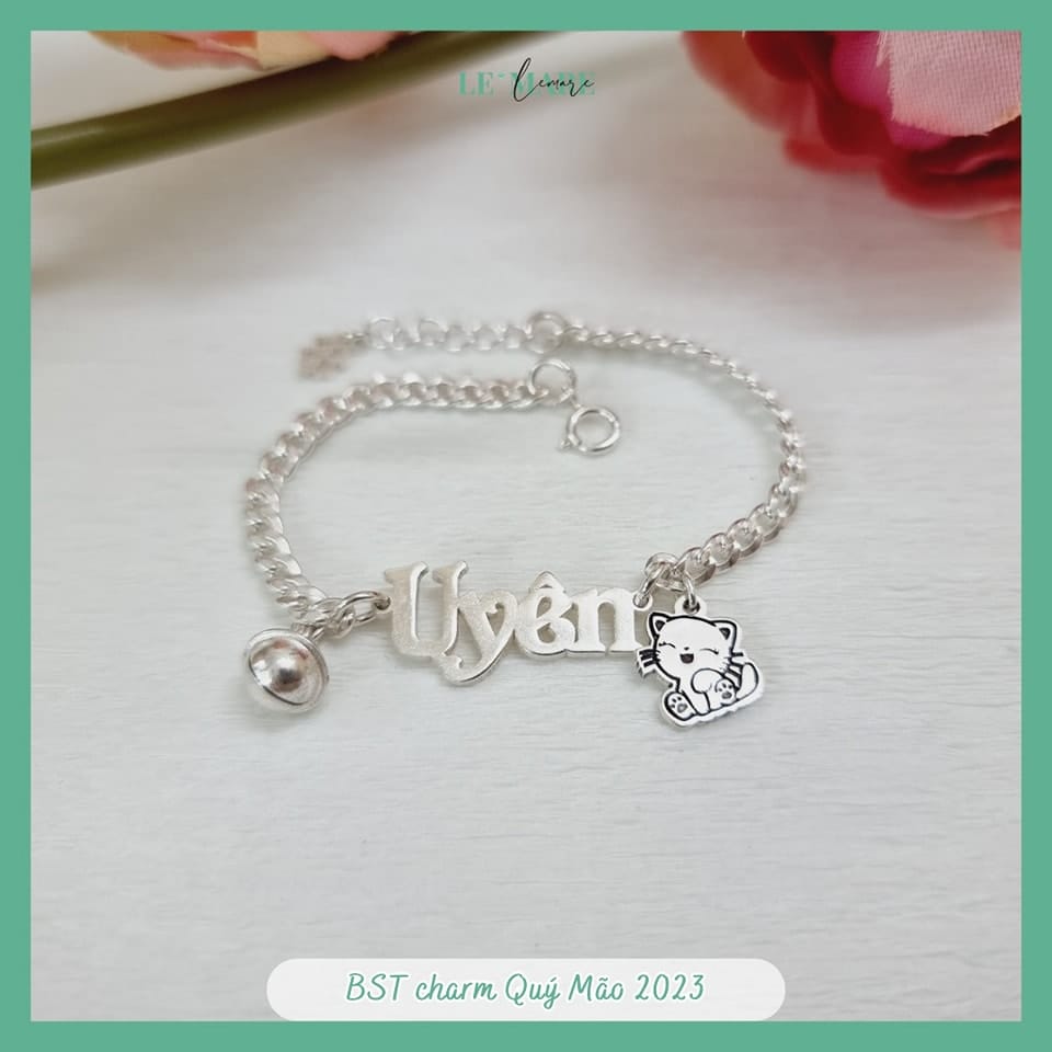 BST quà tặng Lắc Bạc cho bé tuổi Mèo Le'mare Jewelry LMJ