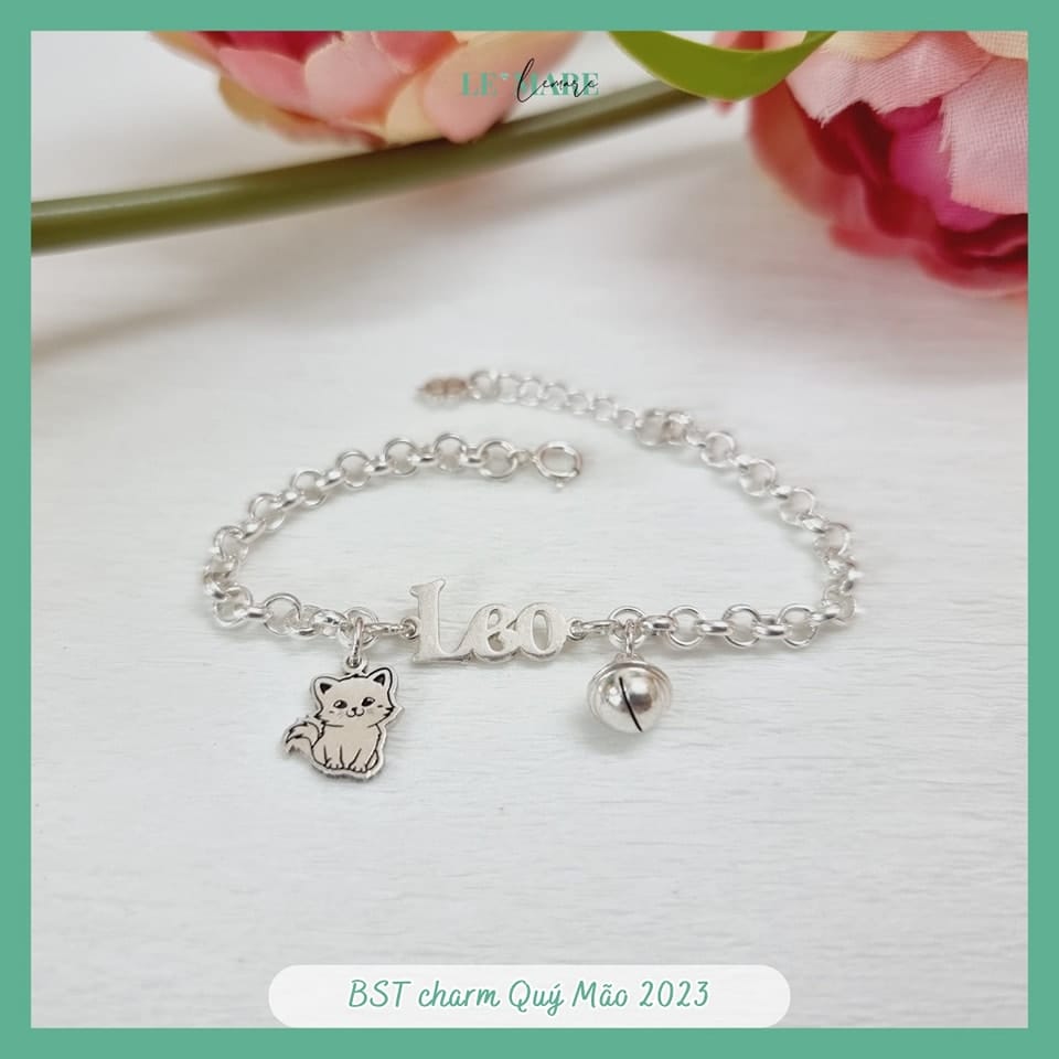 BST quà tặng Lắc Bạc cho bé tuổi Mèo Le'mare Jewelry LMJ