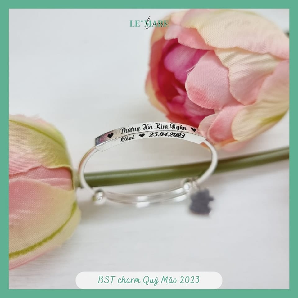 BST quà tặng Lắc Bạc cho bé tuổi Mèo Le'mare Jewelry LMJ