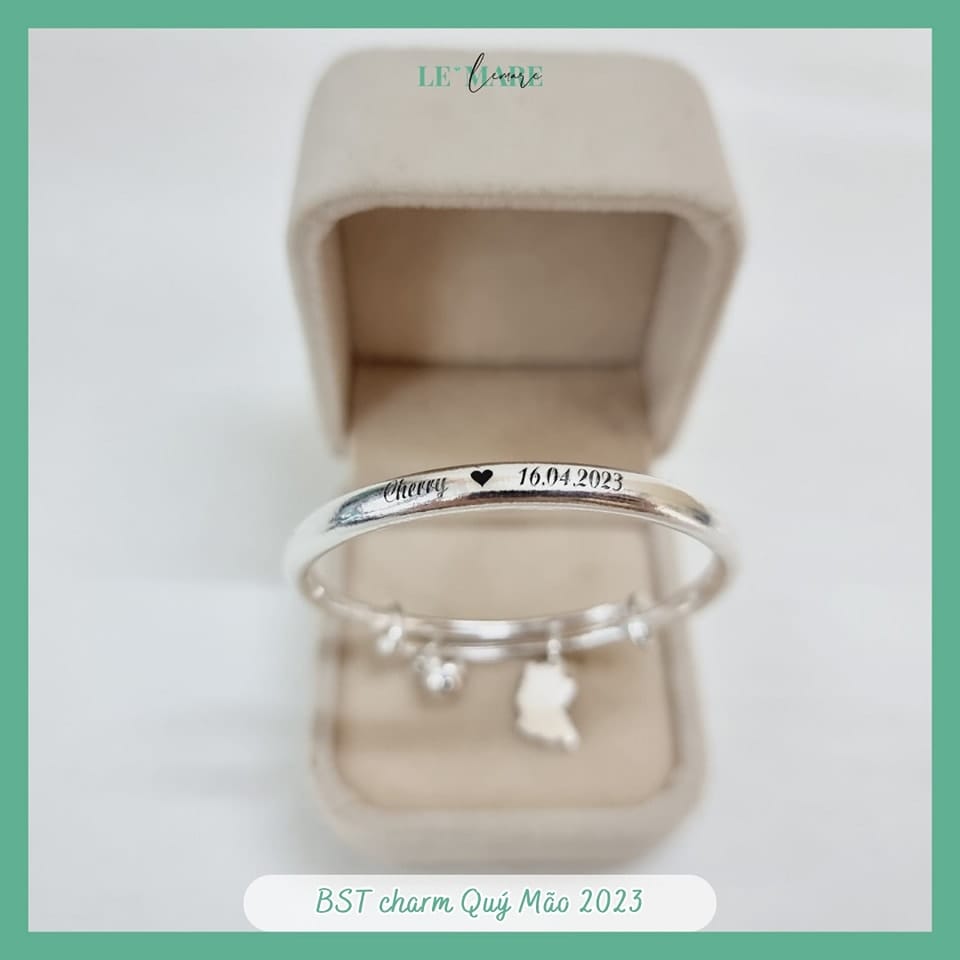 BST quà tặng Lắc Bạc cho bé tuổi Mèo Le'mare Jewelry LMJ