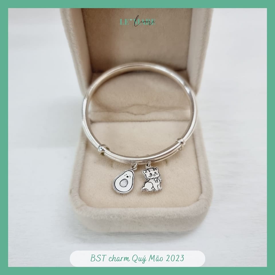 BST quà tặng Lắc Bạc cho bé tuổi Mèo Le'mare Jewelry LMJ