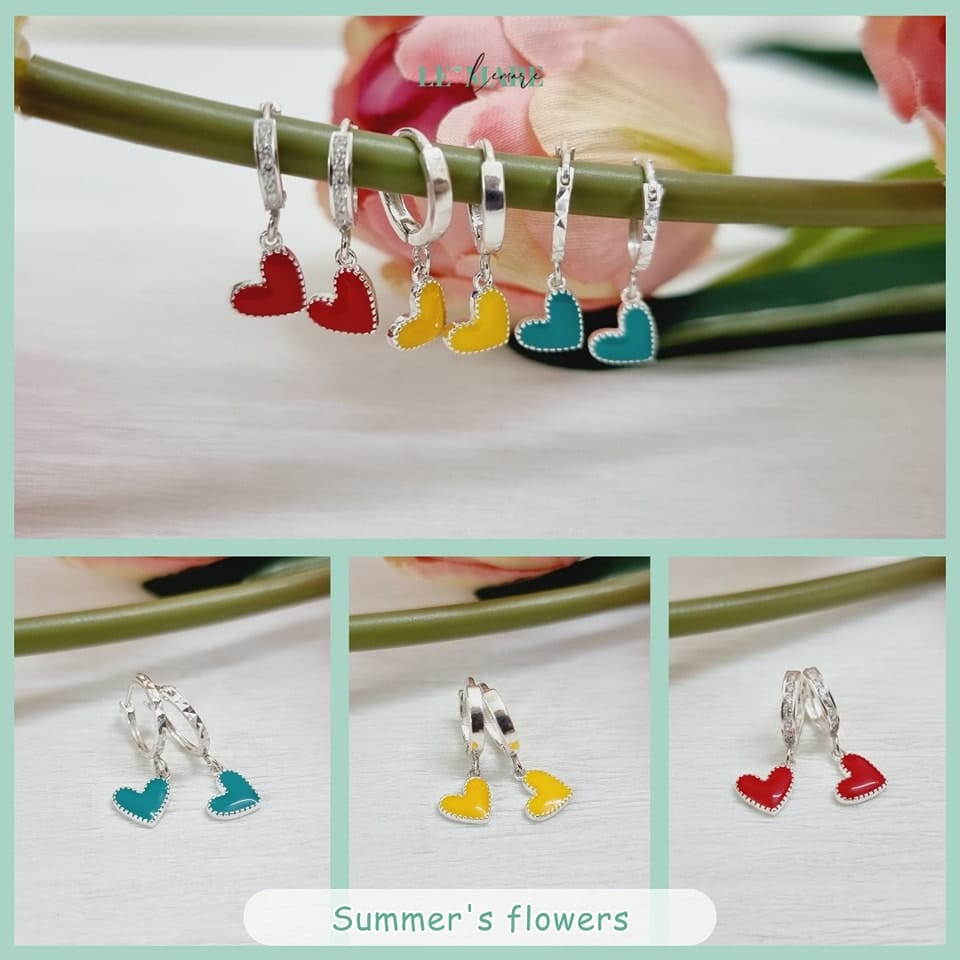 BST Khuyên tai Bạc cho bé yêu - Niềm vui rực rỡ Le'mare Jewelry LMJ