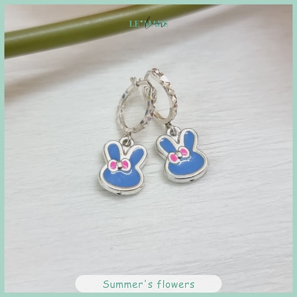 BST Khuyên tai Bạc cho bé yêu - Niềm vui rực rỡ Le'mare Jewelry LMJ