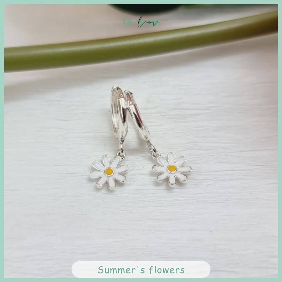 BST Khuyên tai Bạc cho bé yêu - Niềm vui rực rỡ Le'mare Jewelry LMJ