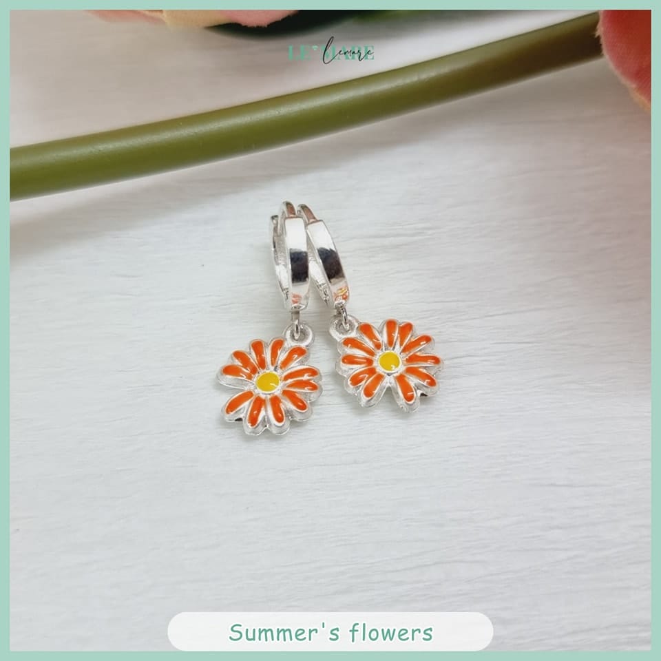 BST Khuyên tai Bạc cho bé yêu - Niềm vui rực rỡ Le'mare Jewelry LMJ