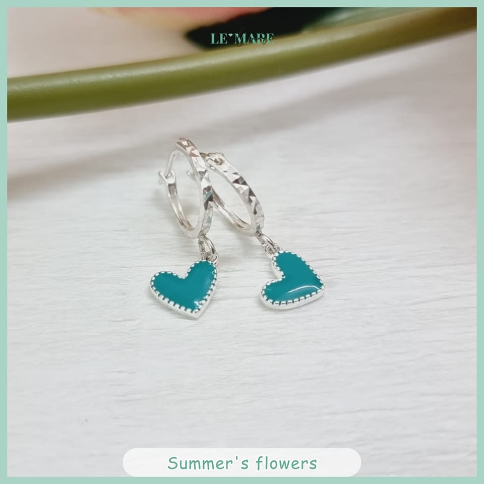 BST Khuyên tai Bạc cho bé yêu - Niềm vui rực rỡ Le'mare Jewelry LMJ