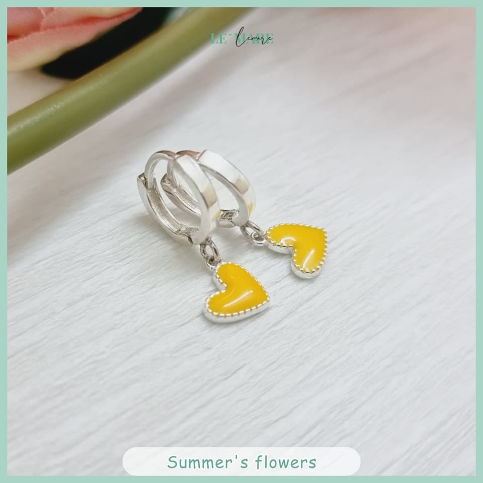 BST Khuyên tai Bạc cho bé yêu - Niềm vui rực rỡ Le'mare Jewelry LMJ