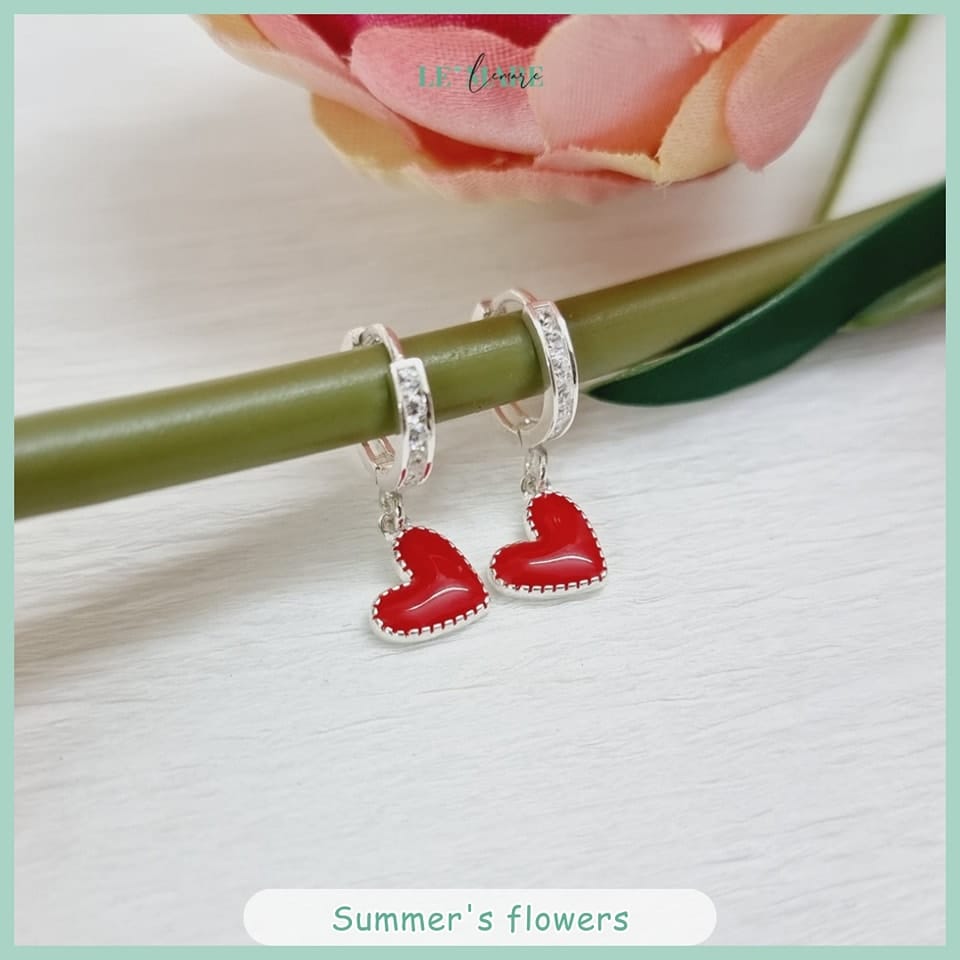 BST Khuyên tai Bạc cho bé yêu - Niềm vui rực rỡ Le'mare Jewelry LMJ