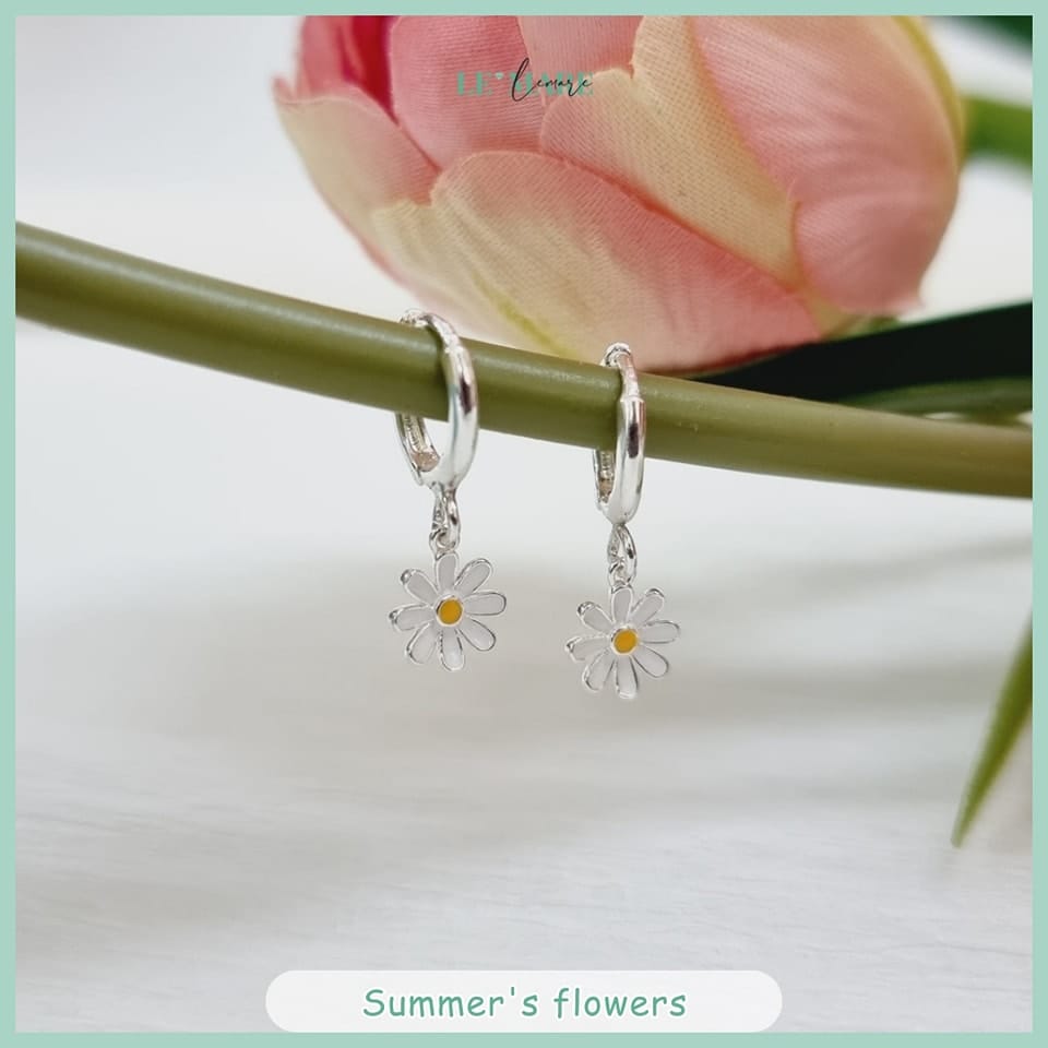 BST Khuyên tai Bạc cho bé yêu - Niềm vui rực rỡ Le'mare Jewelry LMJ