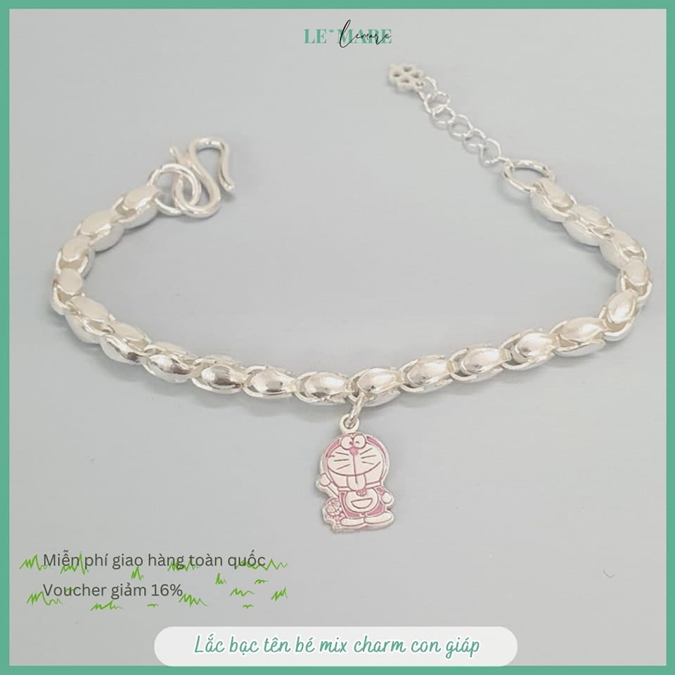 BST Lắc theo tên bé yêu, món quà lưu dấu yêu thương của cha mẹ Le'mare Jewelry LMJ