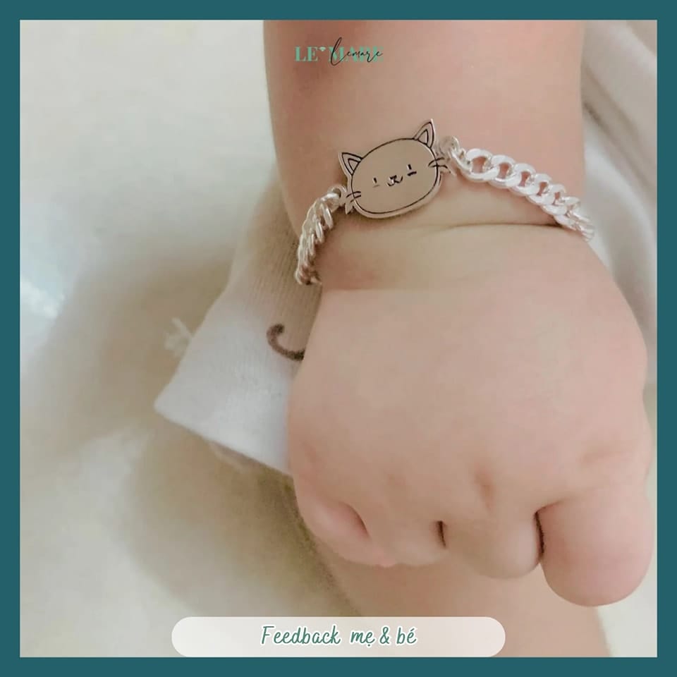 BST Lắc theo tên bé yêu, món quà lưu dấu yêu thương của cha mẹ Le'mare Jewelry LMJ