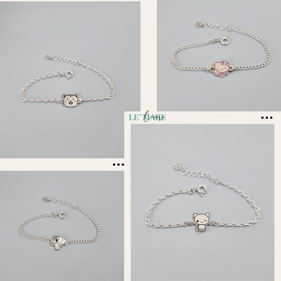Lắc Bạc mini giảm giá 40% & freeship Le'mare Jewelry LMJ