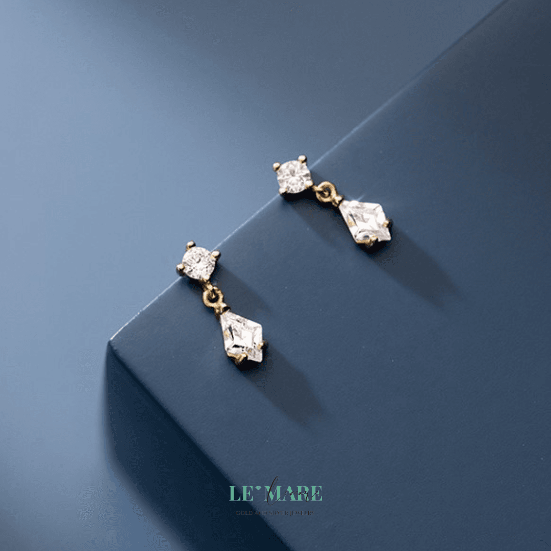 Khuyên tai bạc Le'Mare Jewelry G7118 Le'mare Jewelry LMJ