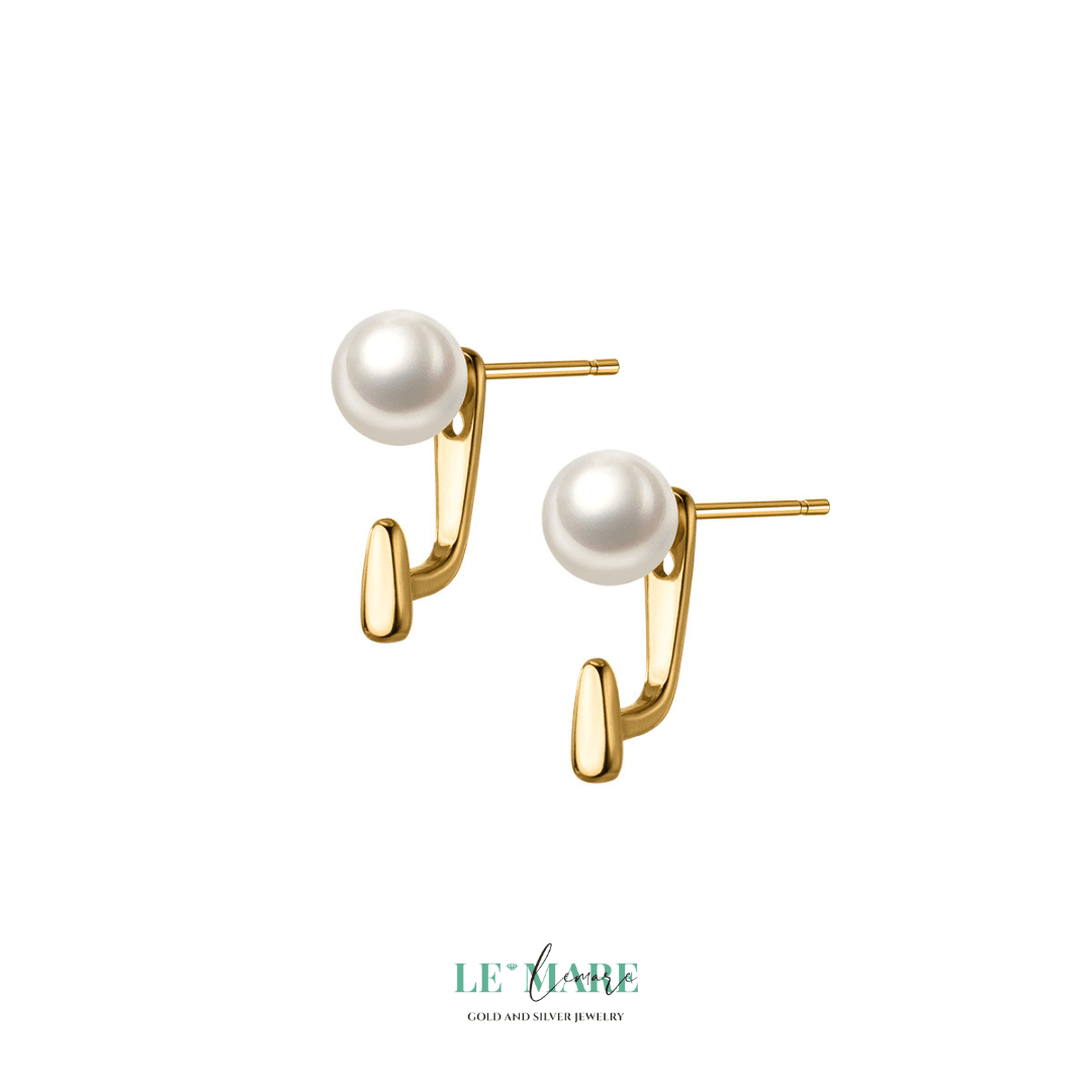 Khuyên tai bạc Le'Mare Jewelry M01343 Le'mare Jewelry LMJ