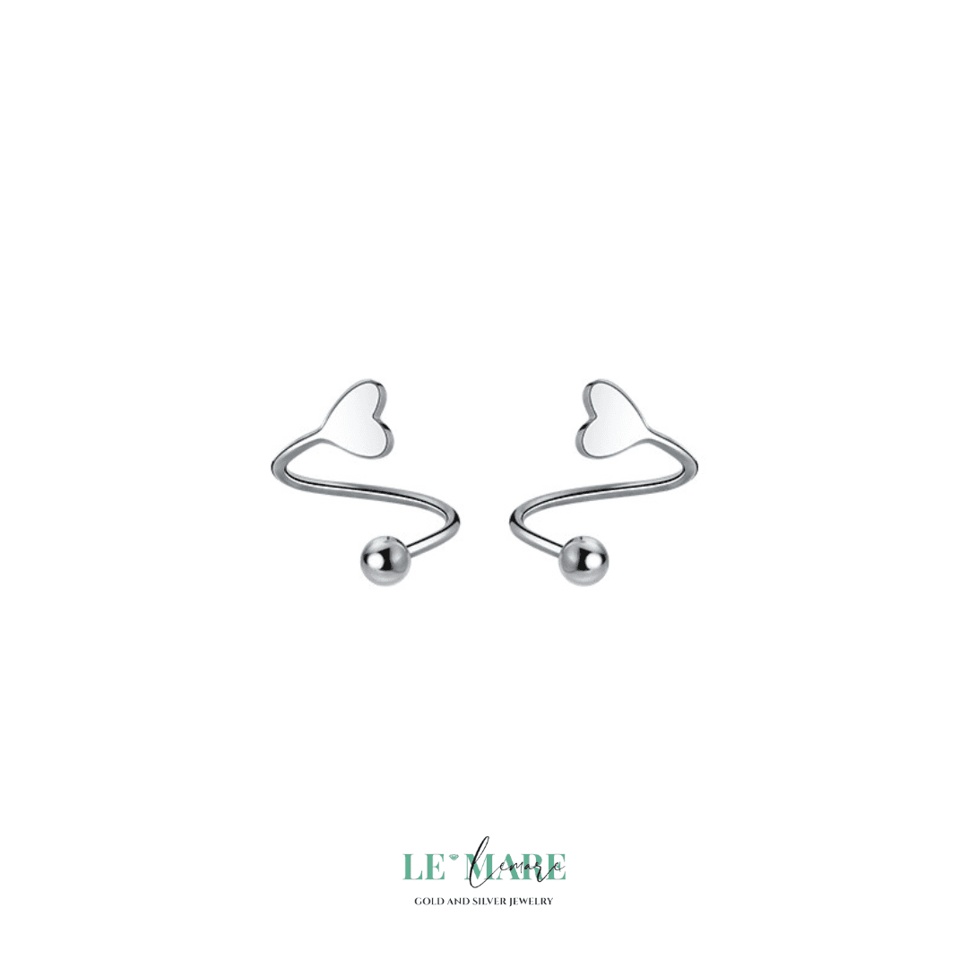 Khuyên tai bạc Le'Mare Jewelry G8899 Le'mare Jewelry LMJ