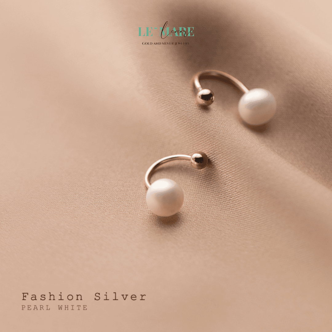 Khuyên tai bạc Le'Mare Jewelry G8347 Le'mare Jewelry LMJ