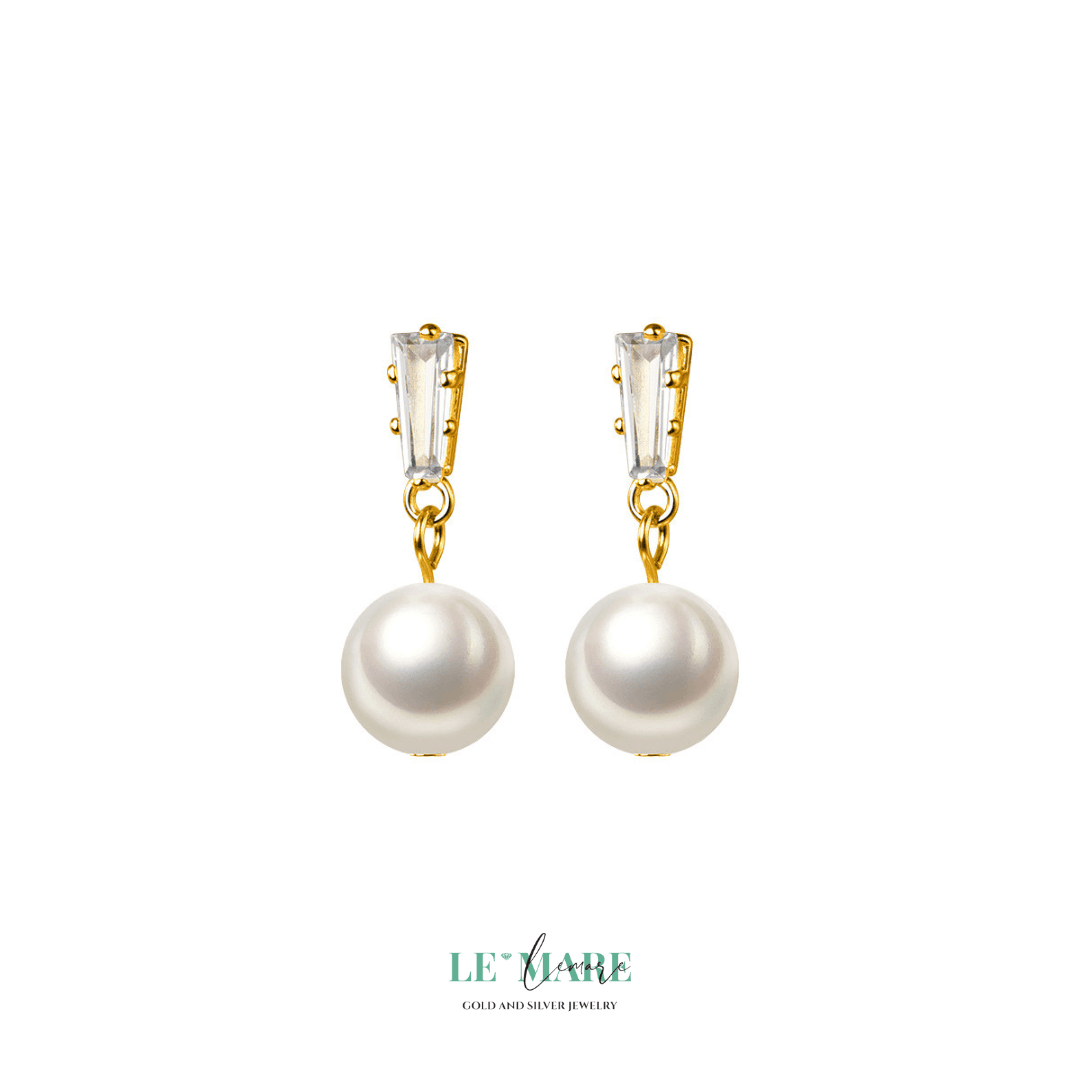Khuyên tai bạc Le'Mare Jewelry M02462 Le'mare Jewelry LMJ