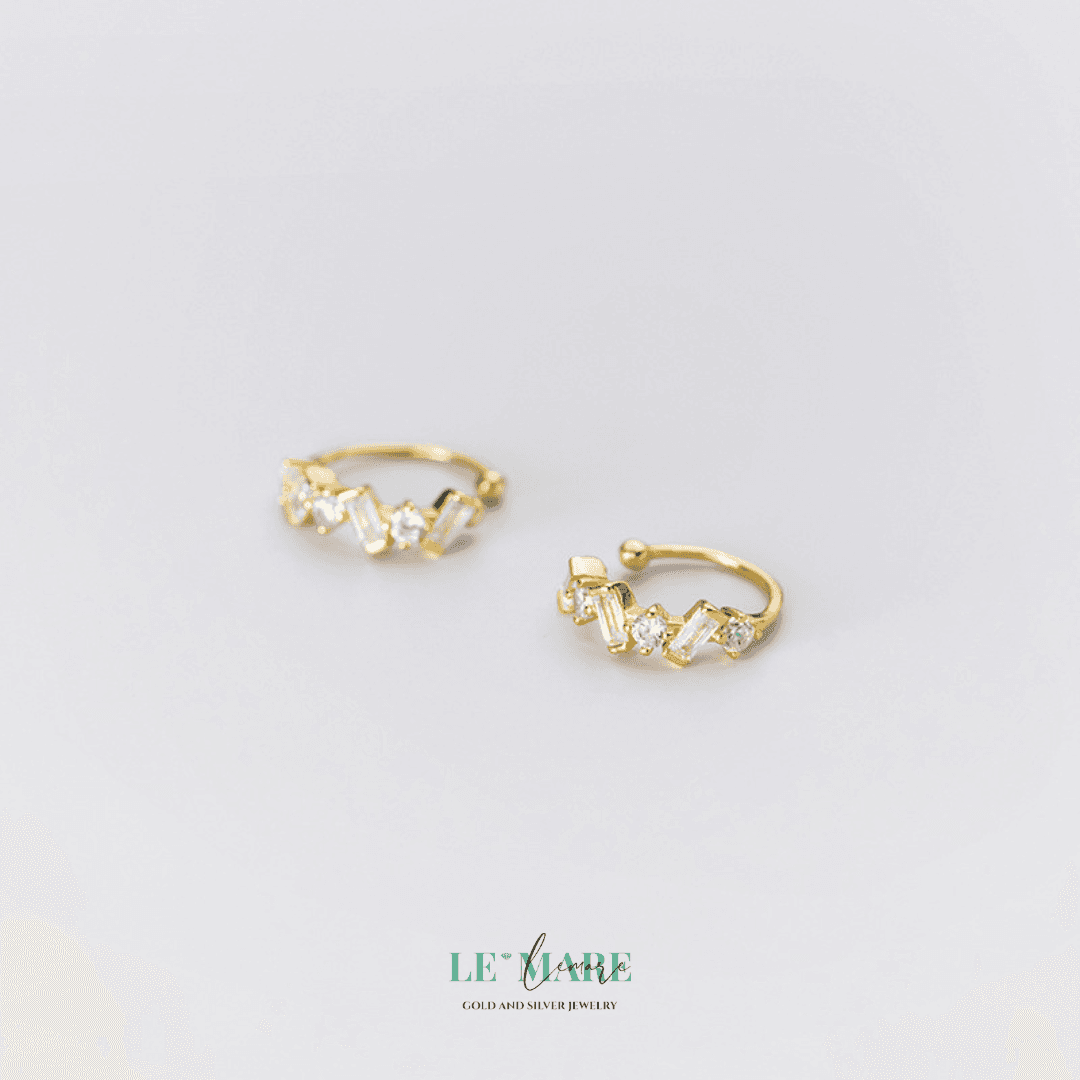 Khuyên tai bạc Le'Mare Jewelry G5419 Le'mare Jewelry LMJ