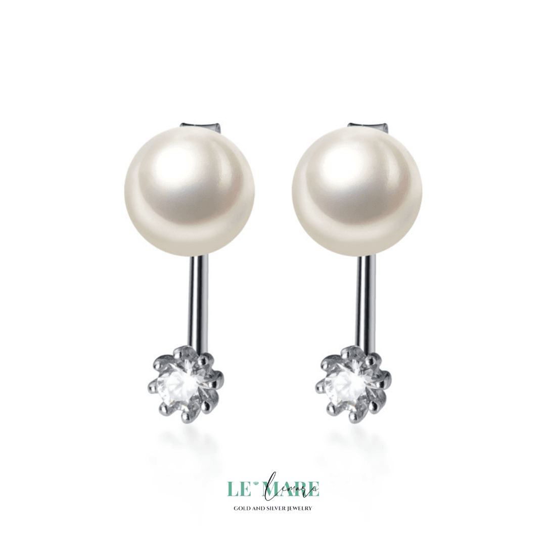 Khuyên tai bạc Le'Mare Jewelry G3061 Le'mare Jewelry LMJ