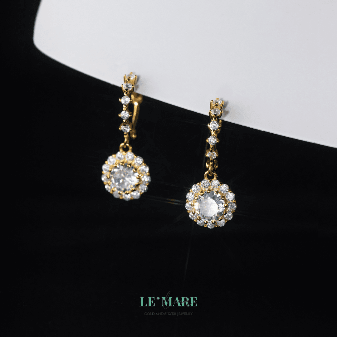 Khuyên tai bạc Le'Mare Jewelry LMJ M01849 Le'mare Jewelry LMJ