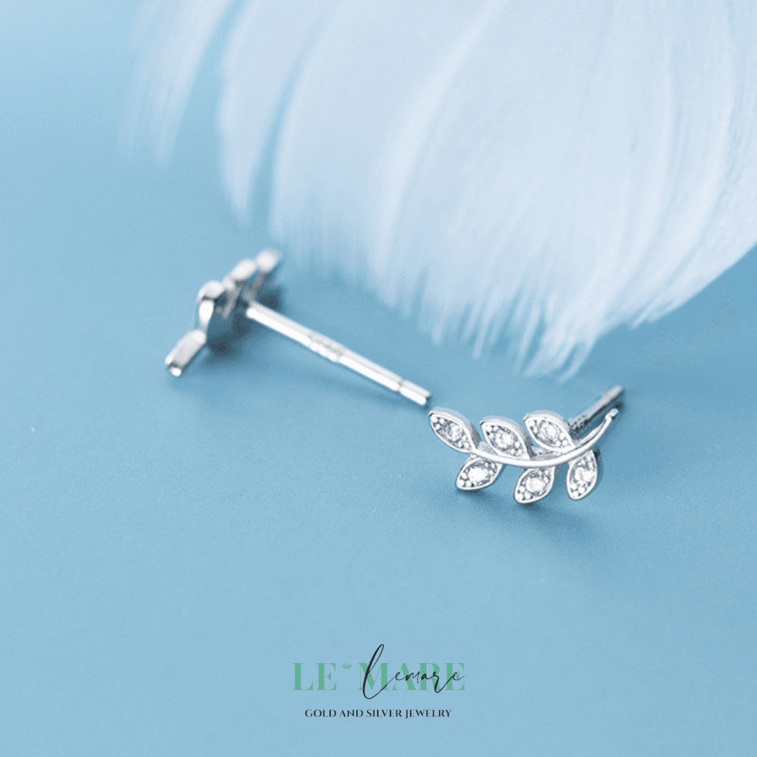 Khuyên tai bạc Le'Mare Jewelry G3433 Le'mare Jewelry LMJ