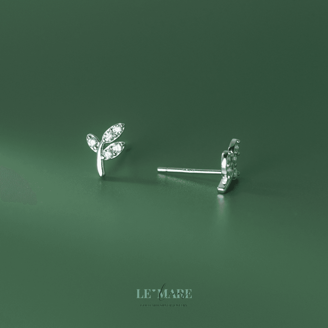 Khuyên tai bạc Le'Mare Jewelry M02329 Le'mare Jewelry LMJ