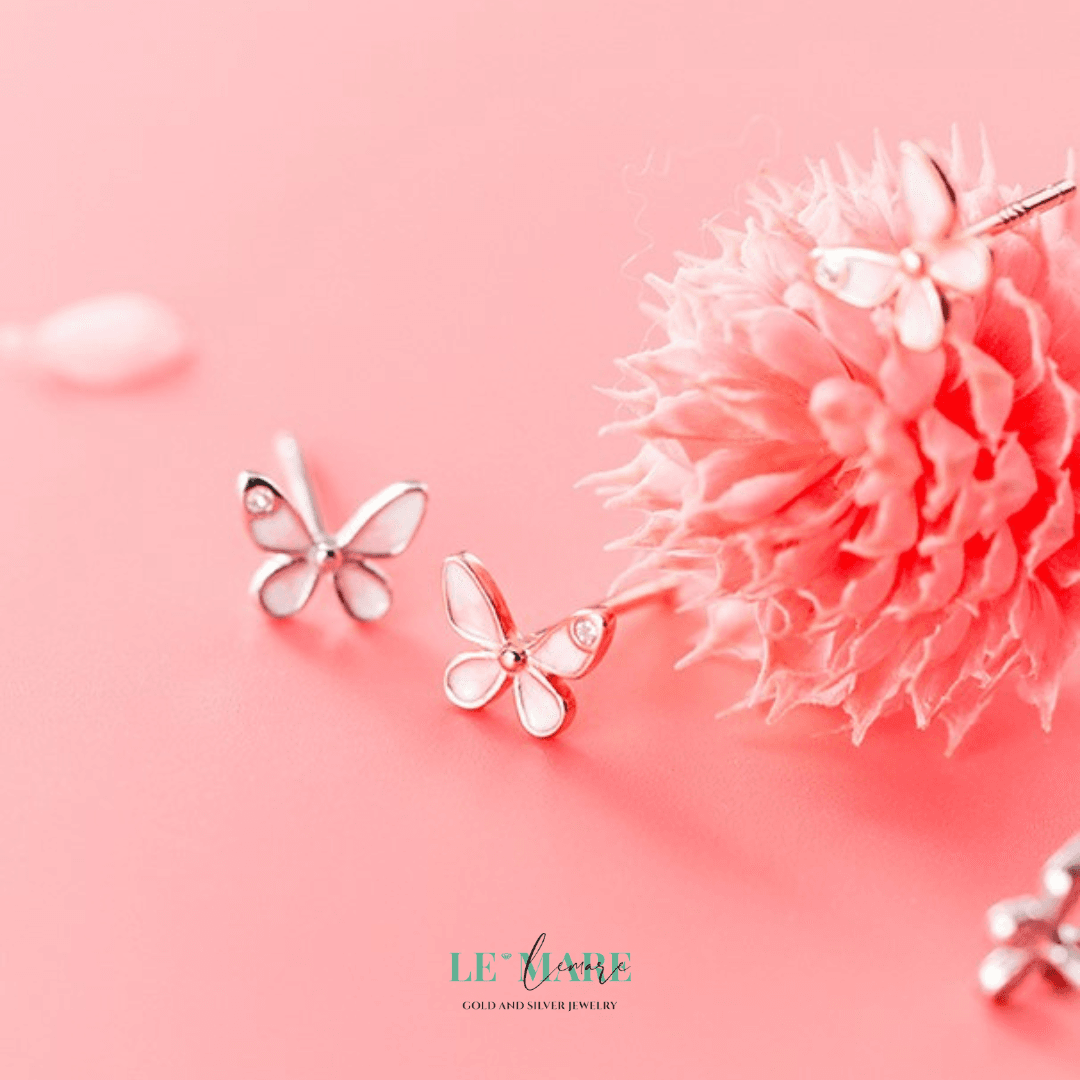 Khuyên tai bạc Le'Mare Jewelry G4956 Le'mare Jewelry LMJ