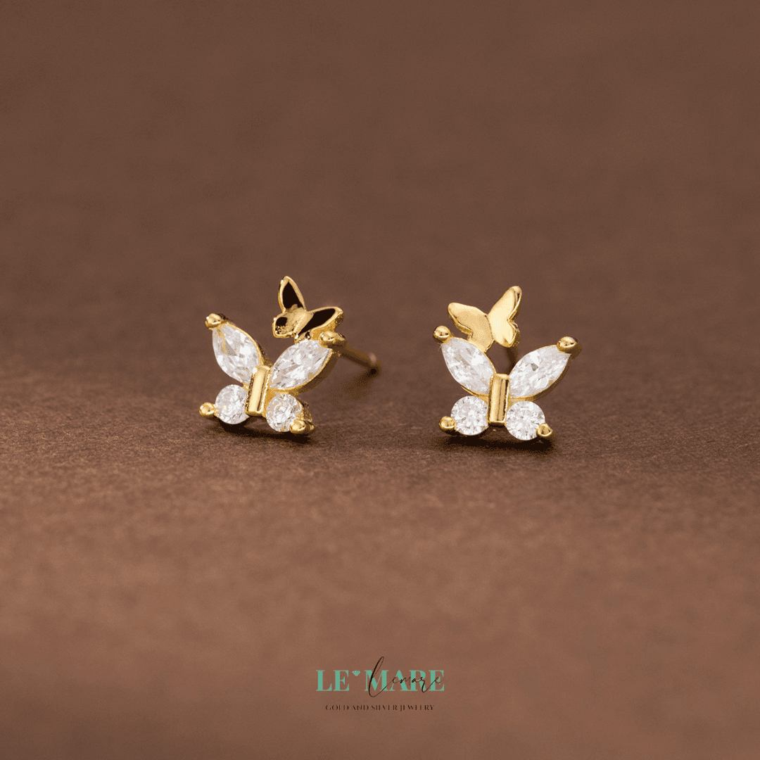 Khuyên tai bạc Le'Mare Jewelry M04404 Le'mare Jewelry LMJ