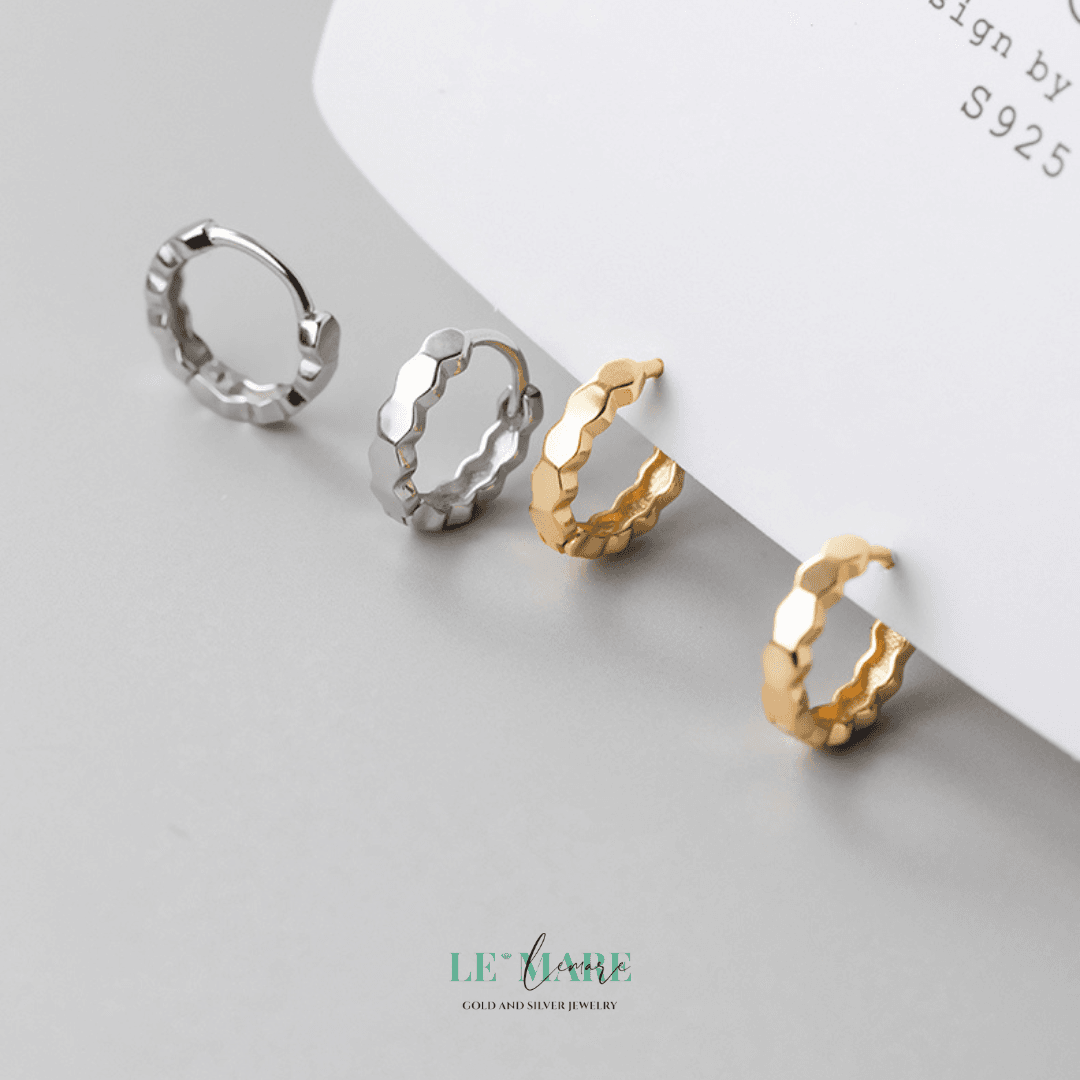 Khuyên tai bạc Le'Mare Jewelry M00627 Le'mare Jewelry LMJ