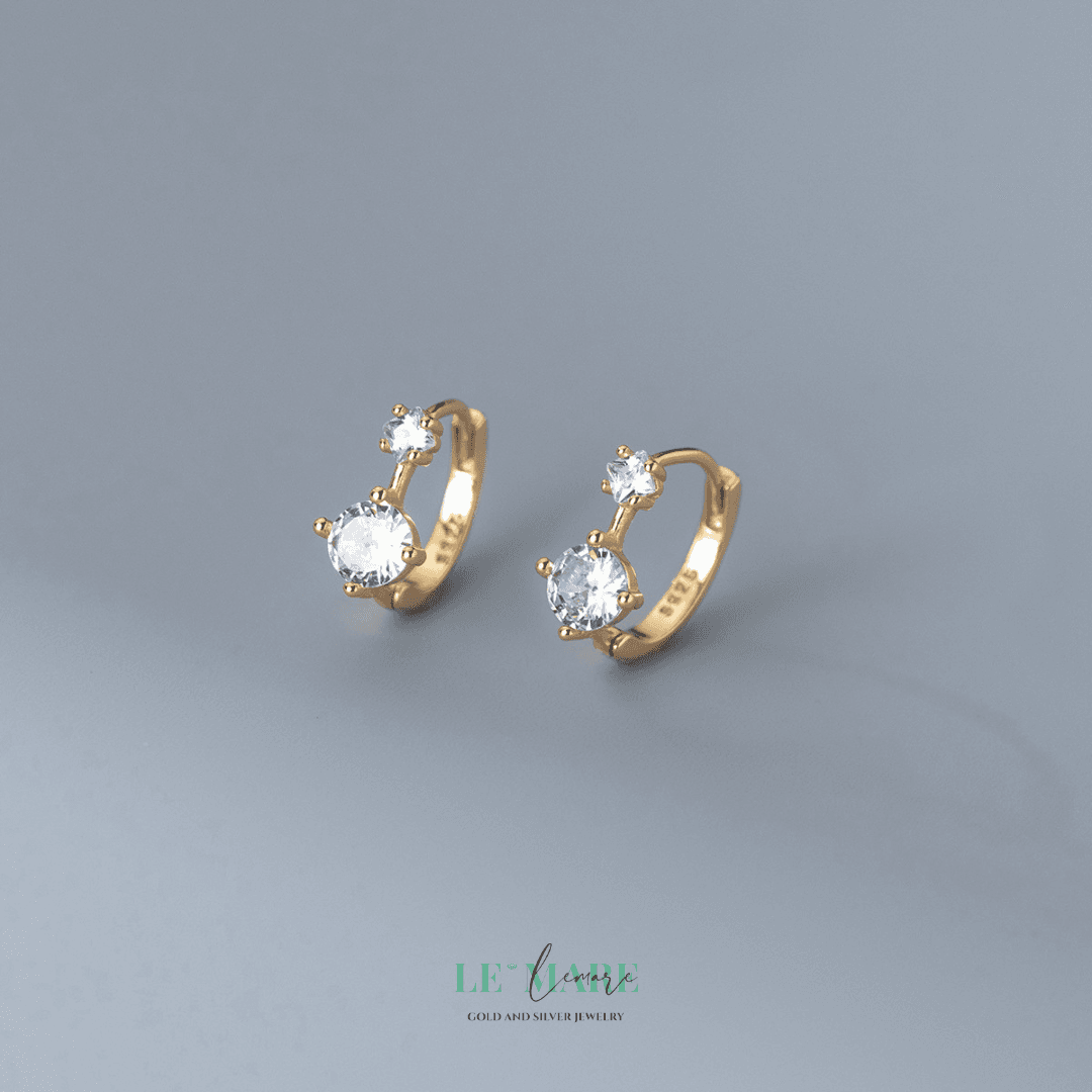 Khuyên tai bạc Le'Mare Jewelry M01319 Le'mare Jewelry LMJ
