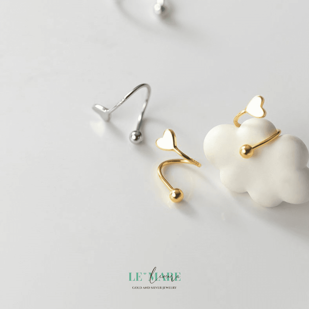 Khuyên tai bạc Le'Mare Jewelry G8899 Le'mare Jewelry LMJ