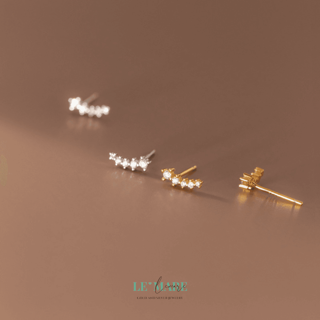 Khuyên tai bạc Le'Mare Jewelry G8535 Le'mare Jewelry LMJ