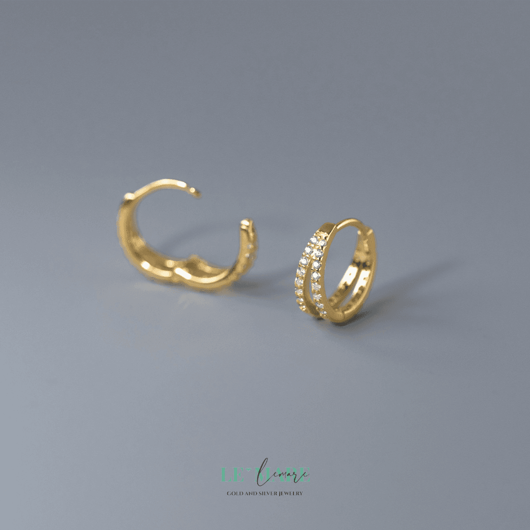 Khuyên tai bạc Le'Mare Jewelry M02243 Le'mare Jewelry LMJ