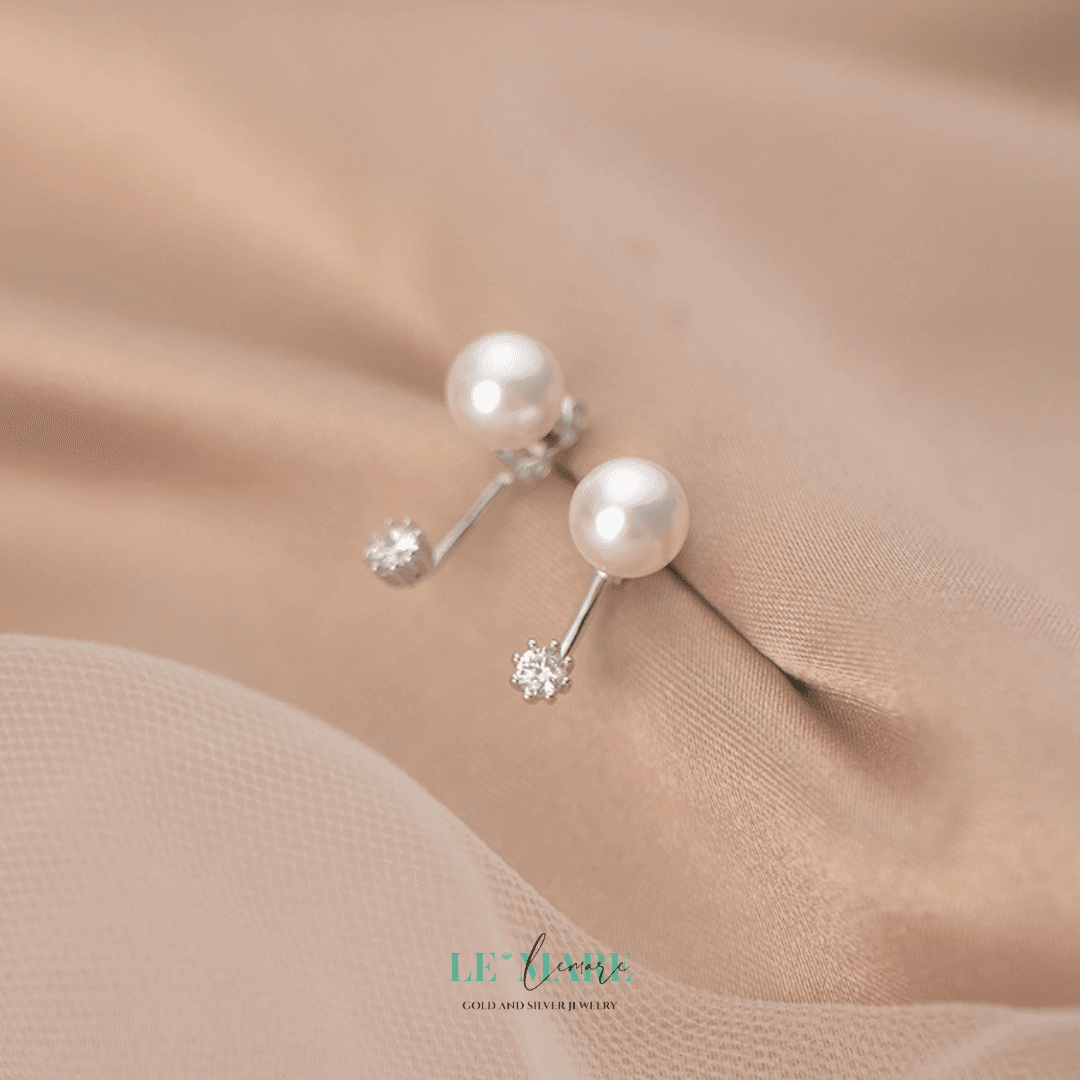 Khuyên tai bạc Le'Mare Jewelry G3061 Le'mare Jewelry LMJ