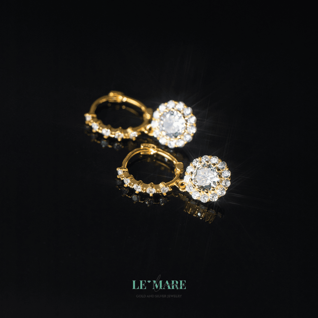 Khuyên tai bạc Le'Mare Jewelry LMJ M01849 Le'mare Jewelry LMJ