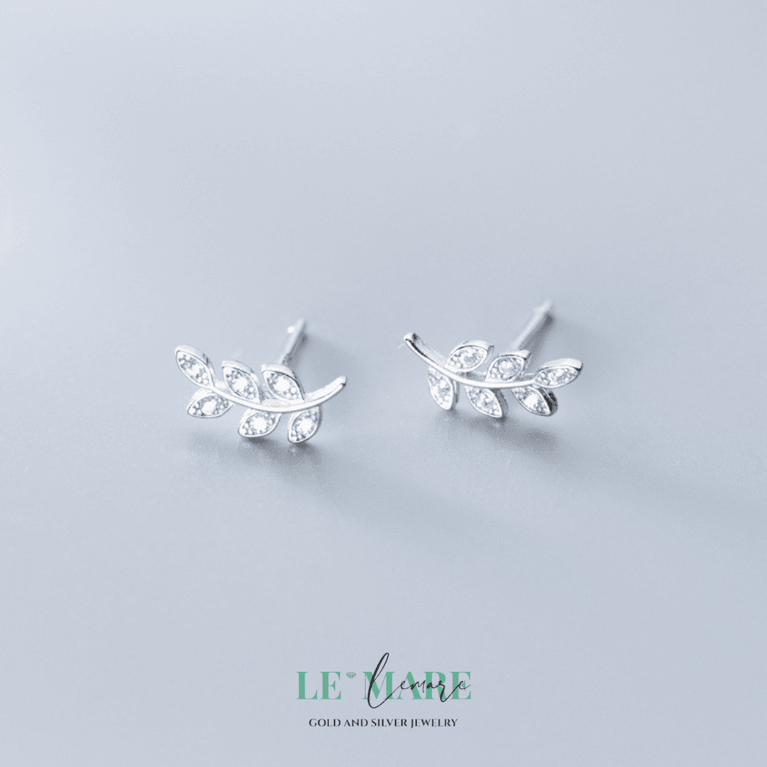Khuyên tai bạc Le'Mare Jewelry G3433 Le'mare Jewelry LMJ
