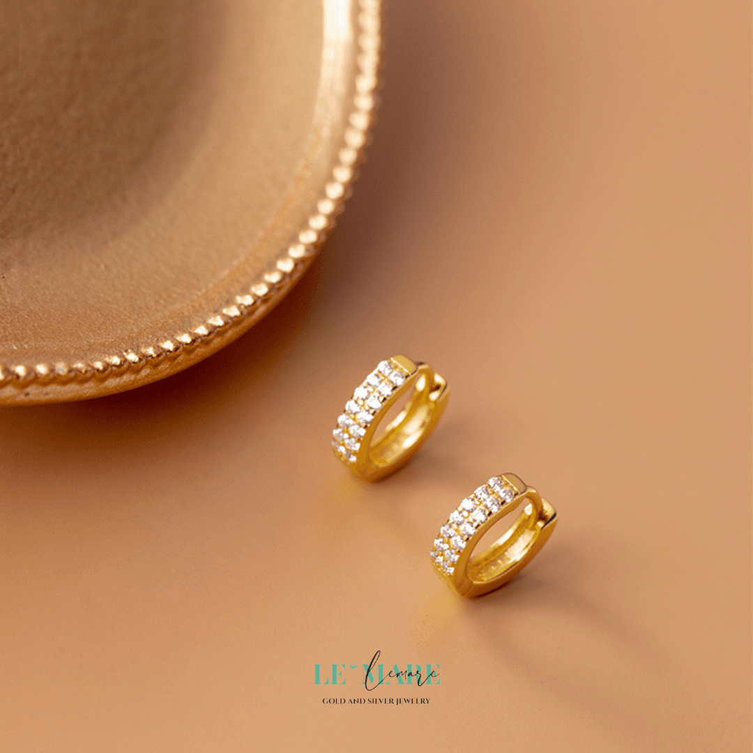 Khuyên tai bạc Le'Mare Jewelry G8951 Le'mare Jewelry LMJ