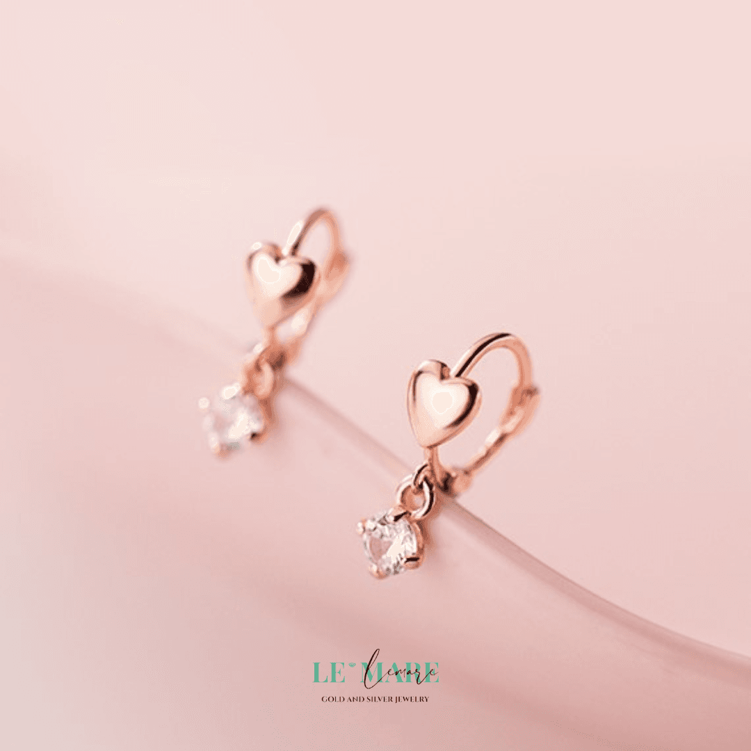 Khuyên tai bạc Le'Mare Jewelry G6654 Le'mare Jewelry LMJ