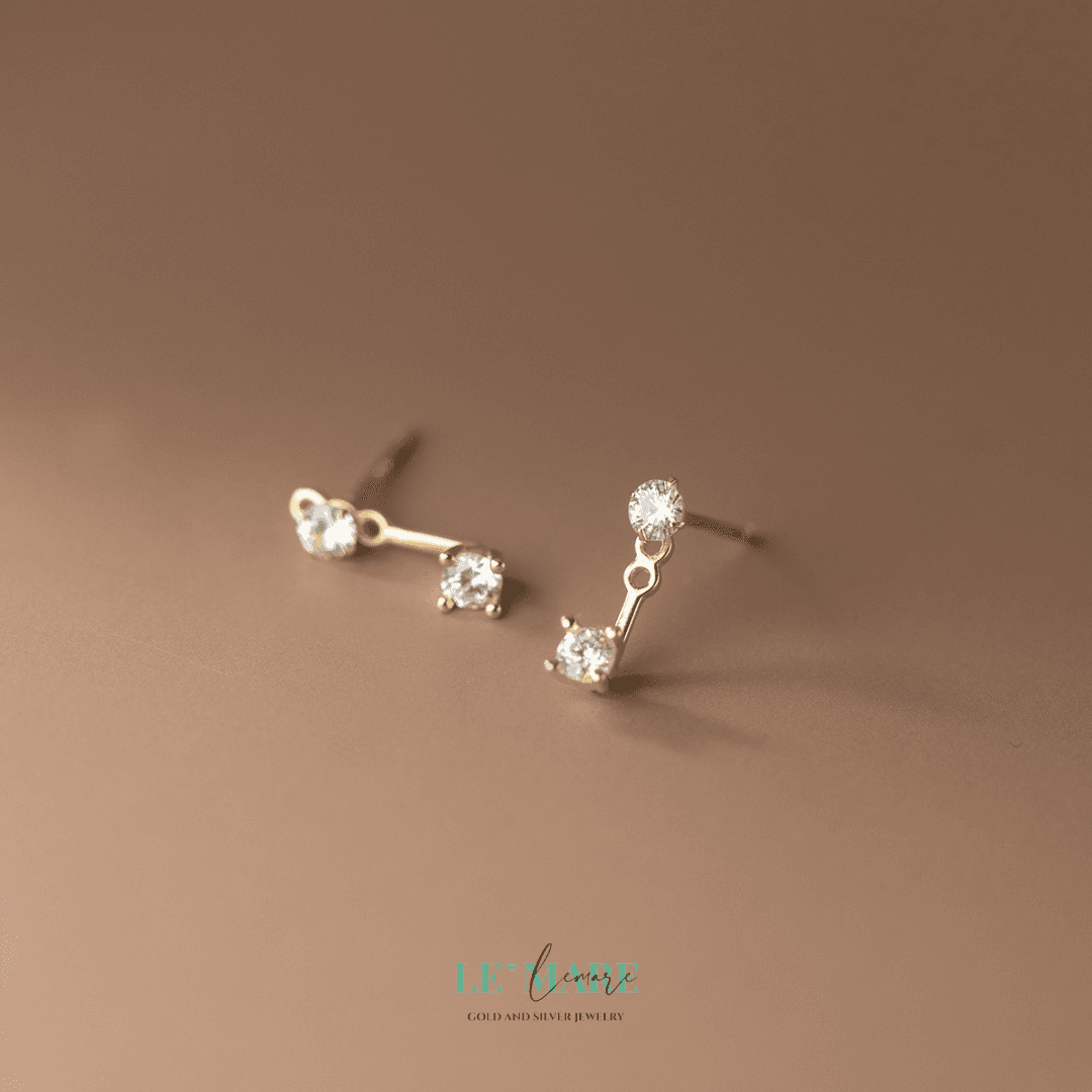 Khuyên tai bạc Le'Mare Jewelry M02729 Le'mare Jewelry LMJ