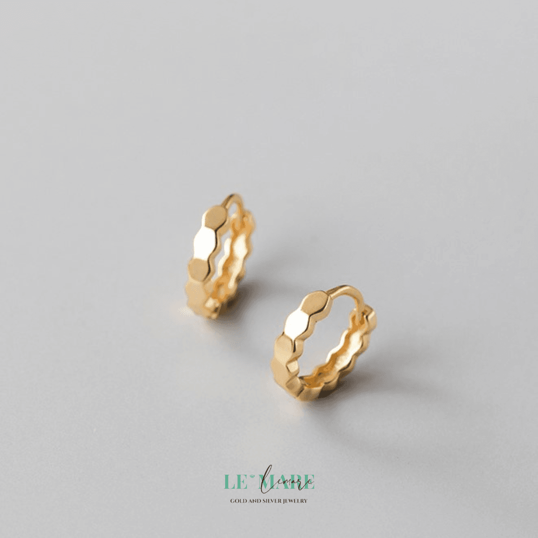 Khuyên tai bạc Le'Mare Jewelry M00627 Le'mare Jewelry LMJ