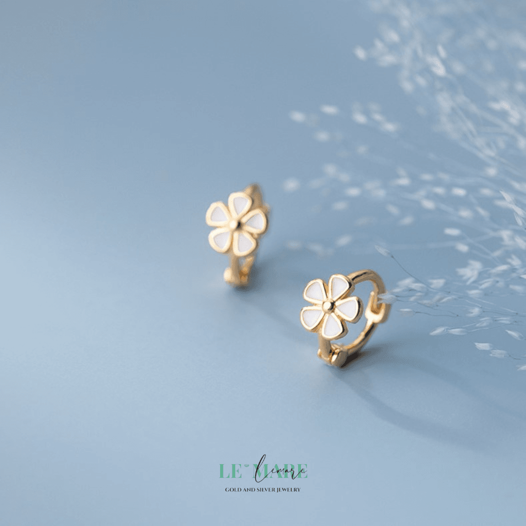 Khuyên tai bạc Le'Mare Jewelry M01439 Le'mare Jewelry LMJ