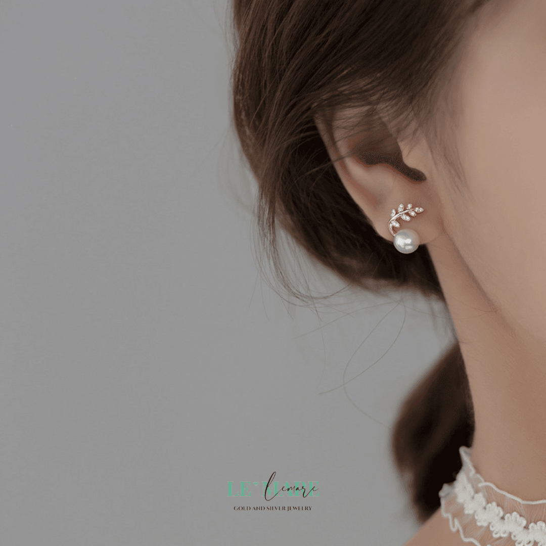 Khuyên tai bạc Le'Mare Jewelry G9363 Le'mare Jewelry LMJ