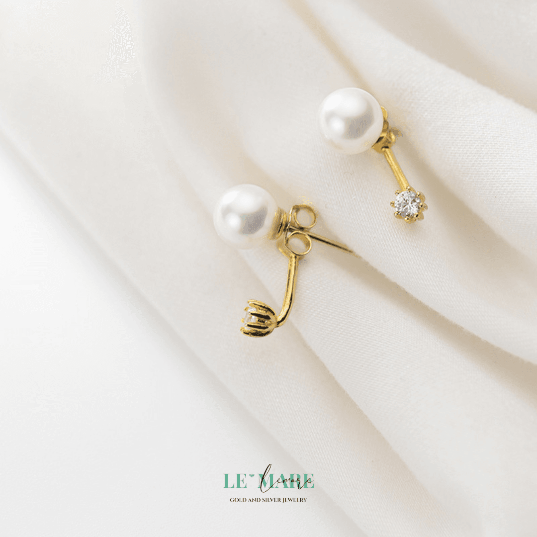 Khuyên tai bạc Le'Mare Jewelry G3061 Le'mare Jewelry LMJ